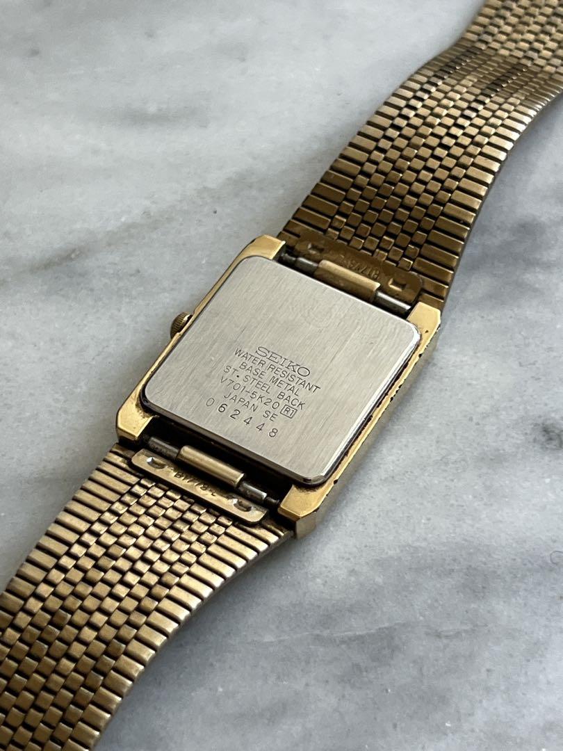 【新品電池】SEIKO GALAXY GOLD QZ vintage セイコー