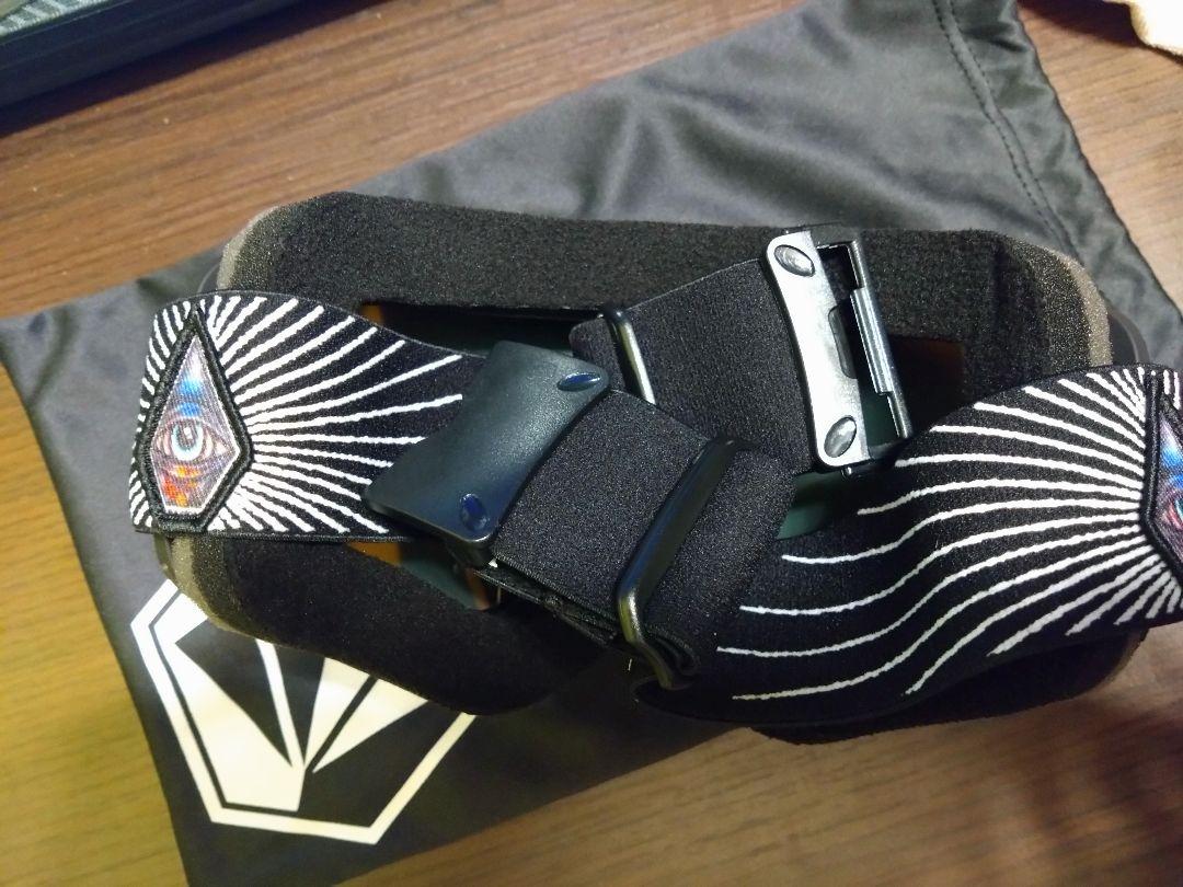 VOLCOM ゴーグル 黒フレーム 収納袋付き