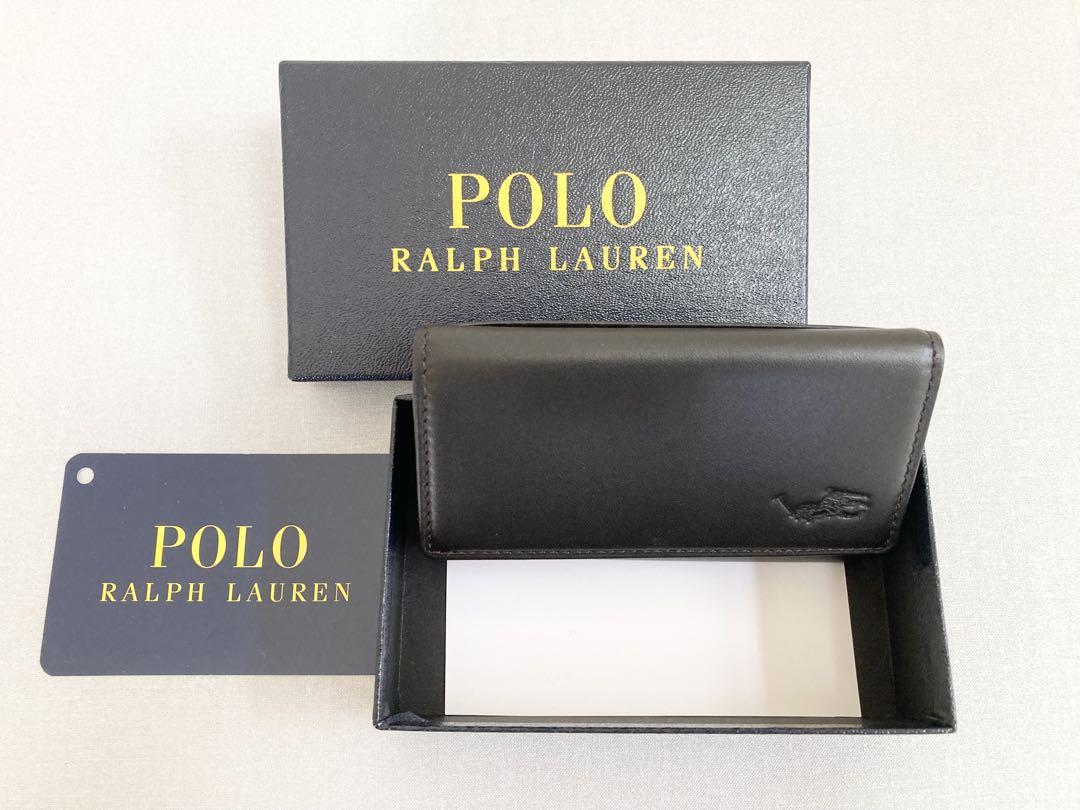 POLO RALPH LAUREN キーケース　ダークブラウン