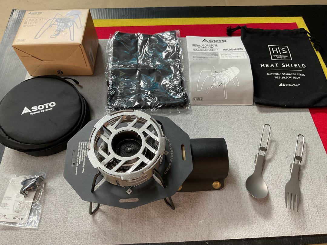 SOTO ST-KN310 新品未使用未点火・オール新品付属品多数付きフルセット