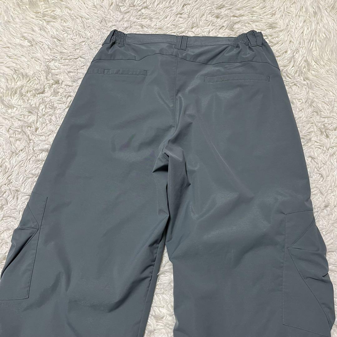 美品 SANSAN GEAR 23SS CUBIC PANTS TEAL-人気ブランドをセレクト