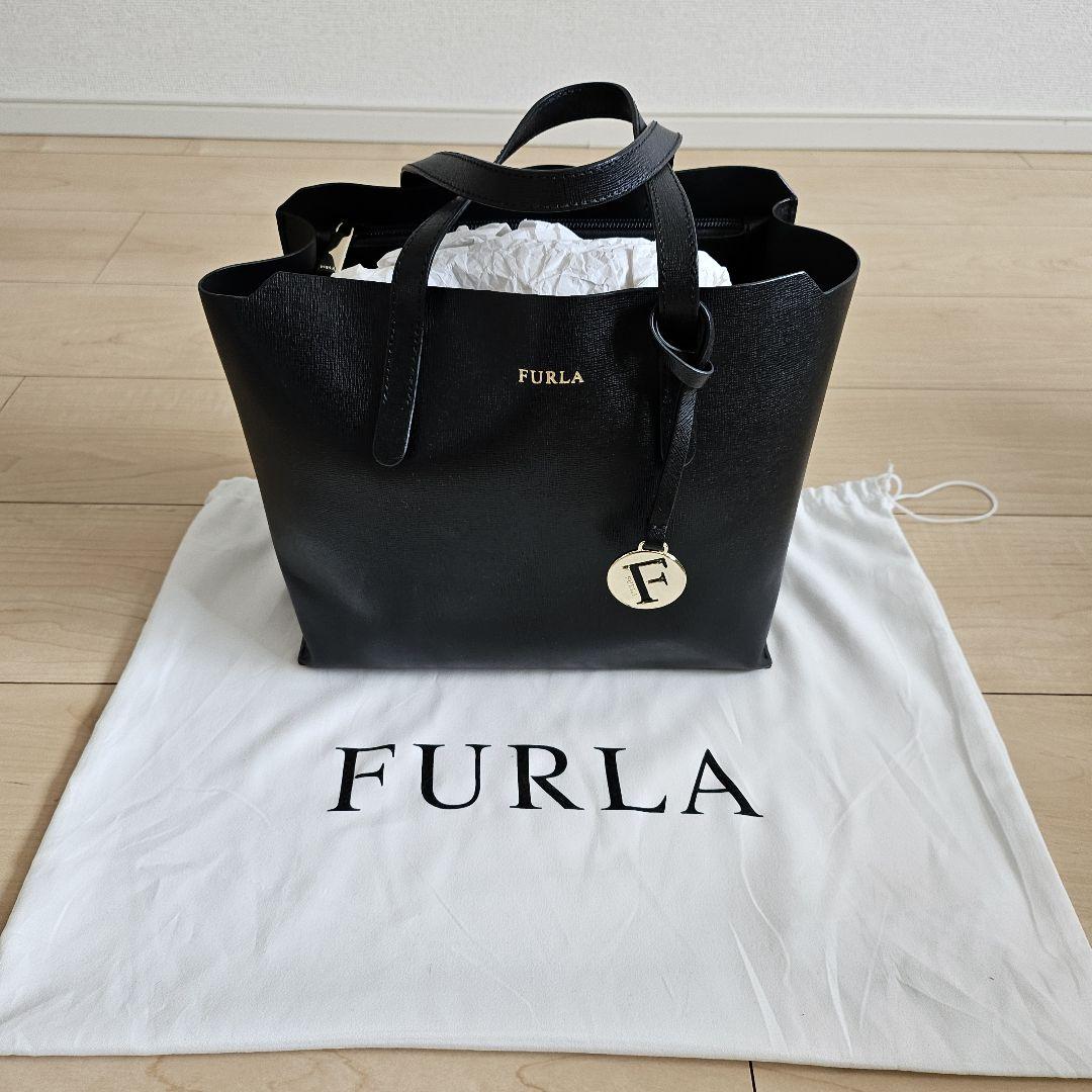 【国内発送】 FURLA レディース トートバッグ フルラ FURLA トートバッグ ネット ブラック レディース FURLA
