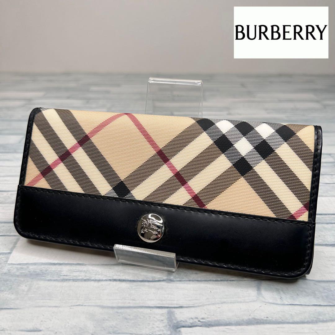38 極美品　BURBERRY バーバリー　二つ折り財布　長財布