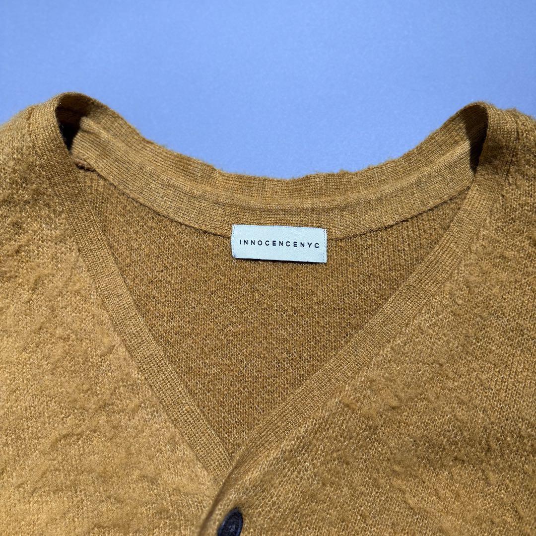 INNOCENCENYC 23SS MOHAIR CARDIGAN マスタードM