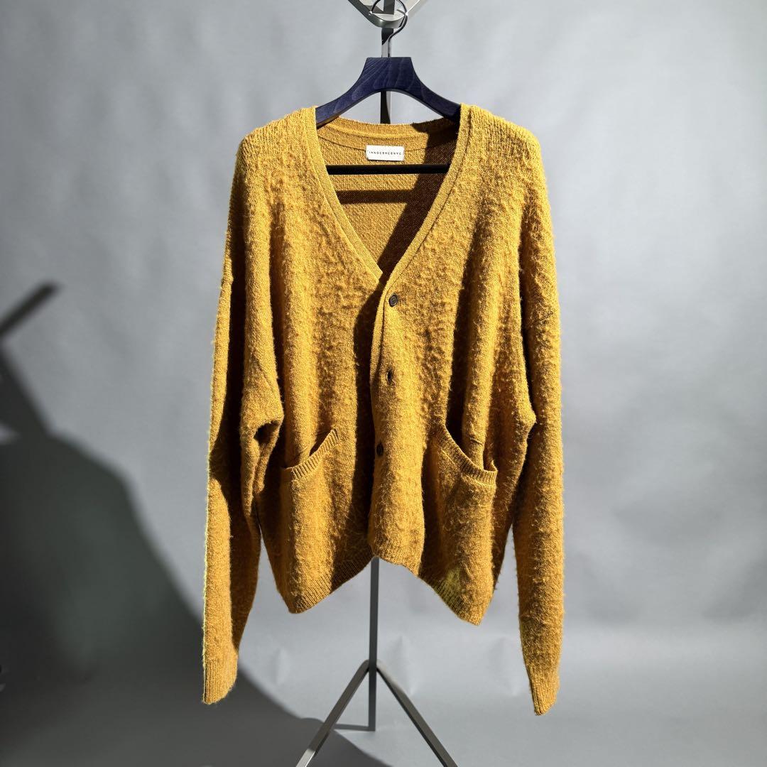 INNOCENCENYC 23SS MOHAIR CARDIGAN マスタードM
