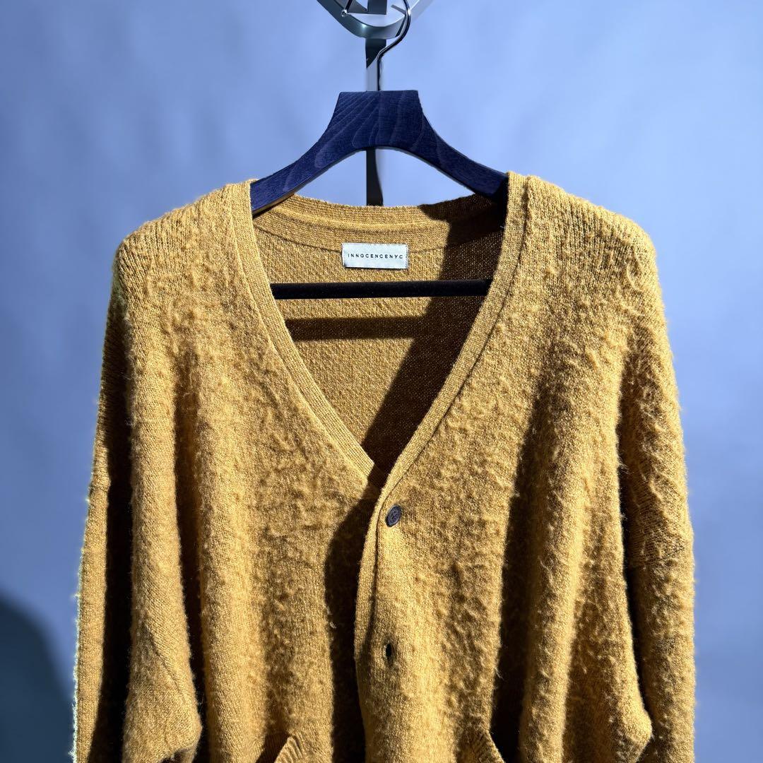 INNOCENCENYC 23SS MOHAIR CARDIGAN マスタードM