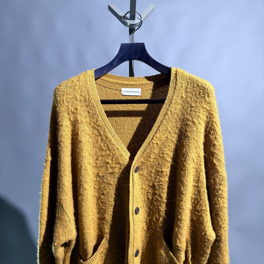 INNOCENCENYC 23SS MOHAIR CARDIGAN マスタードM