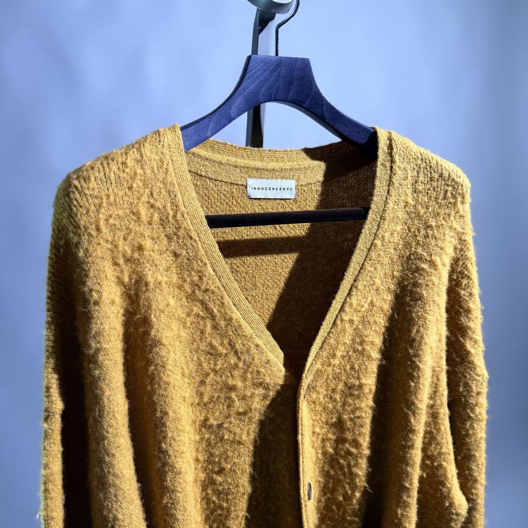 INNOCENCENYC 23SS MOHAIR CARDIGAN マスタードM