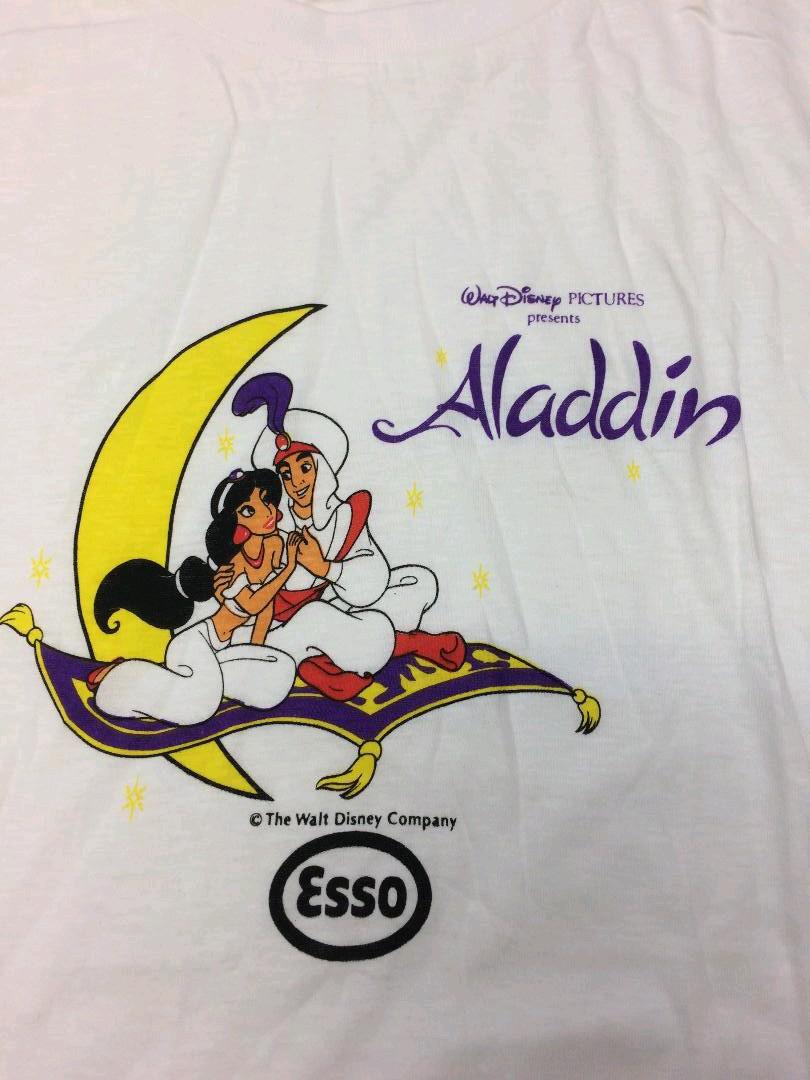 デッドストック 90s Aladdin アラジン Tシャツ シングルステッチ