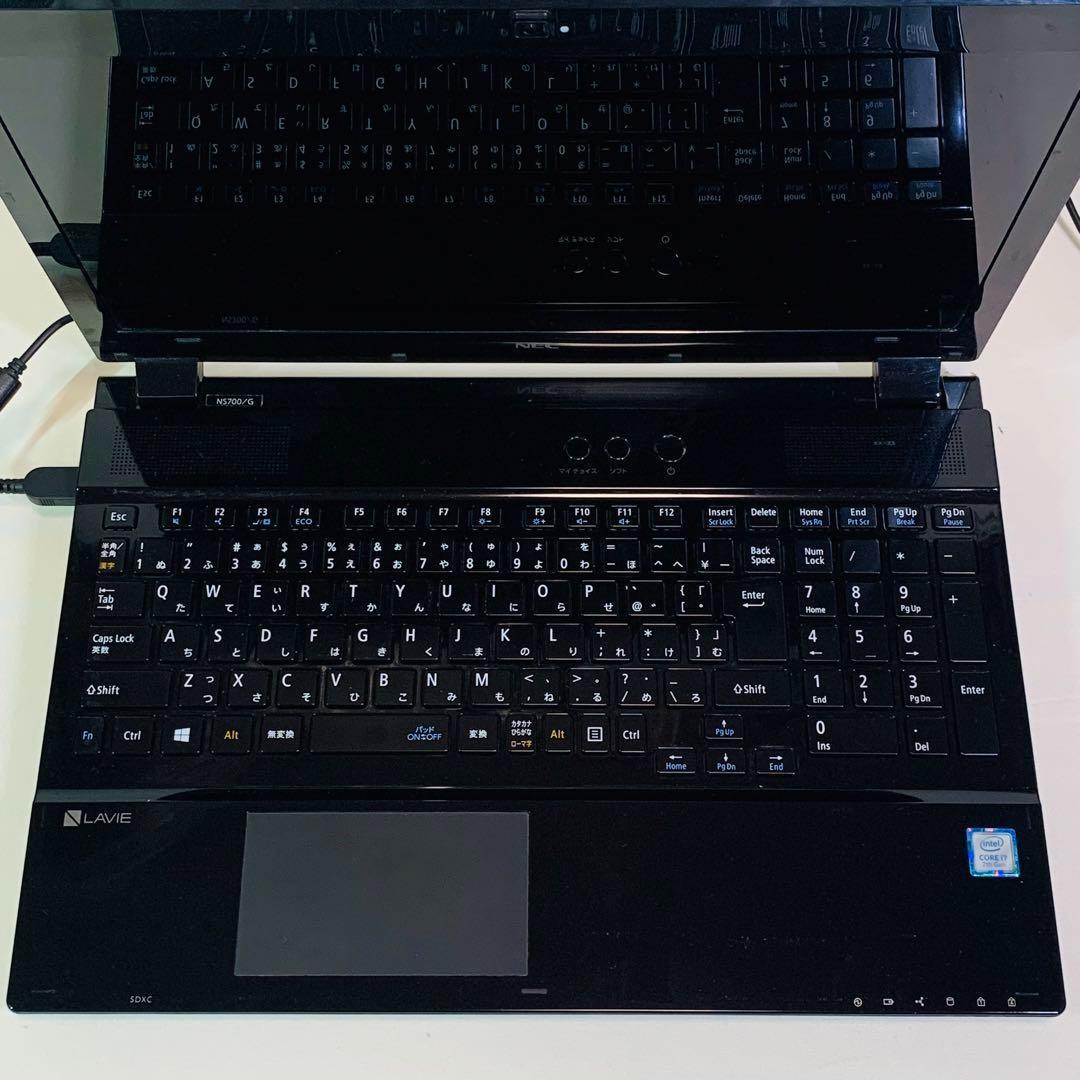 Core i7✨SSD1TB✨32GB✨カメラ✨NEC✨ブラック✨ノートパソコン NEC 15.6 inch【Core i7 / Windows 11 Pro】