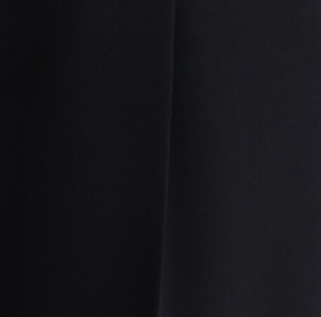 INDIVI《日本製UVケア》ウール混ワイドパンツ（ブラック）36（S）