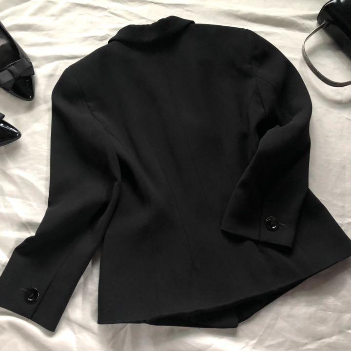 美品✨ 黒 S〜M イタリア製 yXYwM-m98457985758 マックスマーラ セットアップスーツ パンツ 爆買い人気