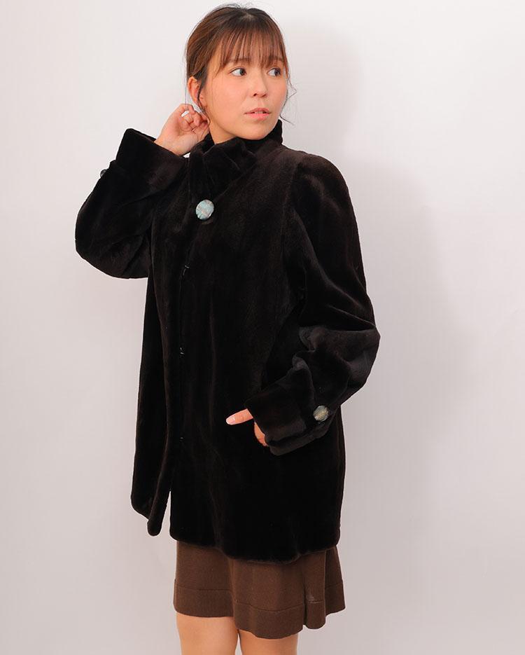 中古】t-350501-13/SAGAMINKシェアードデザインコート/F号