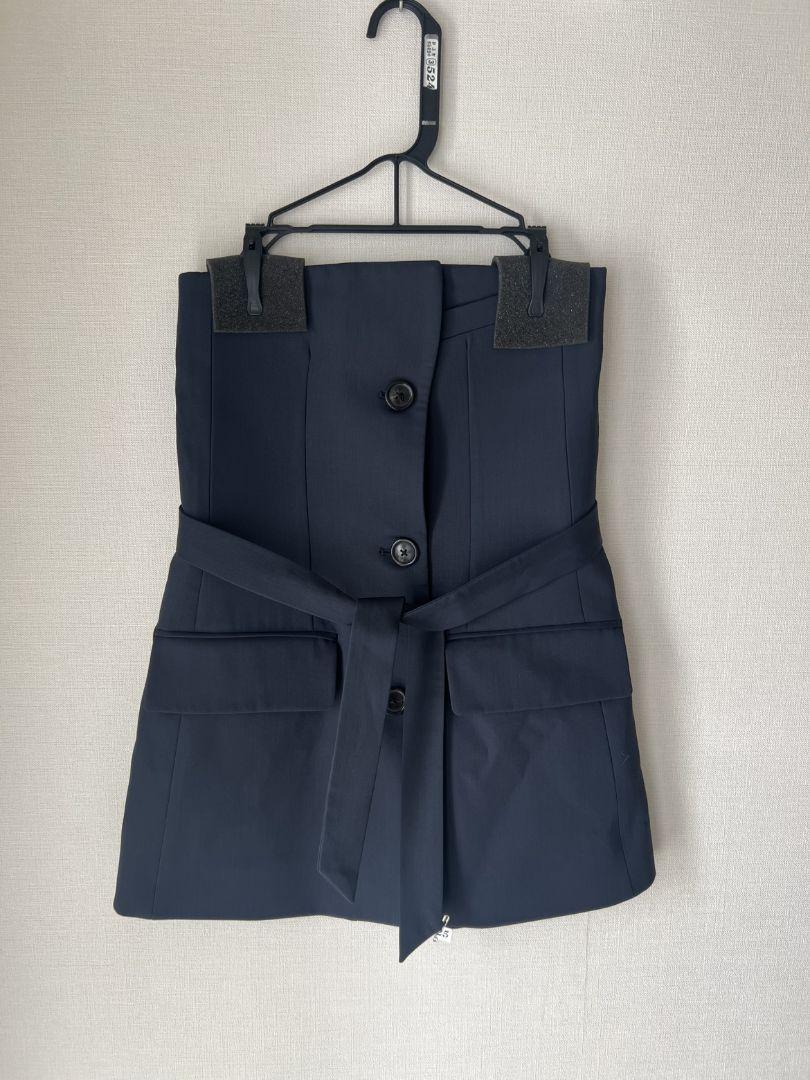 休日限定 OUR LEGACY ネイビー ベアトップ TOP SUIT アワーレガシー トップス
