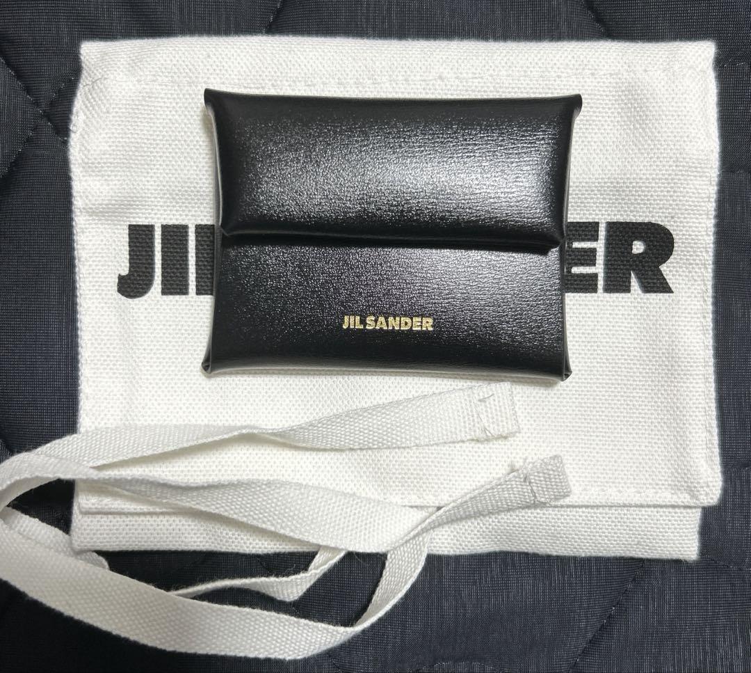 【未使用】JIL SANDER コイン・アクセサリーケース　ブラック　保存袋付き