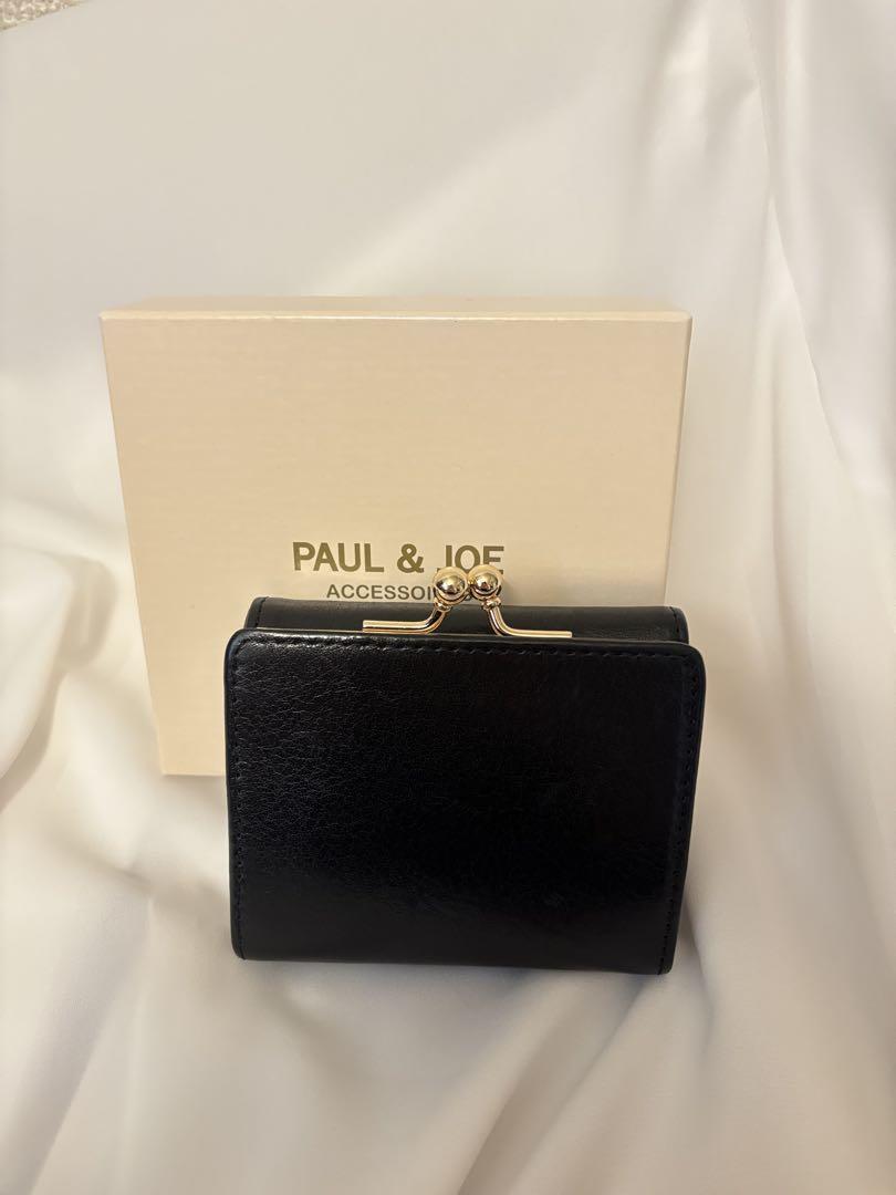 【海外 正規品】 JOE & PAUL ブラック 三つ折財布 レザー 小物