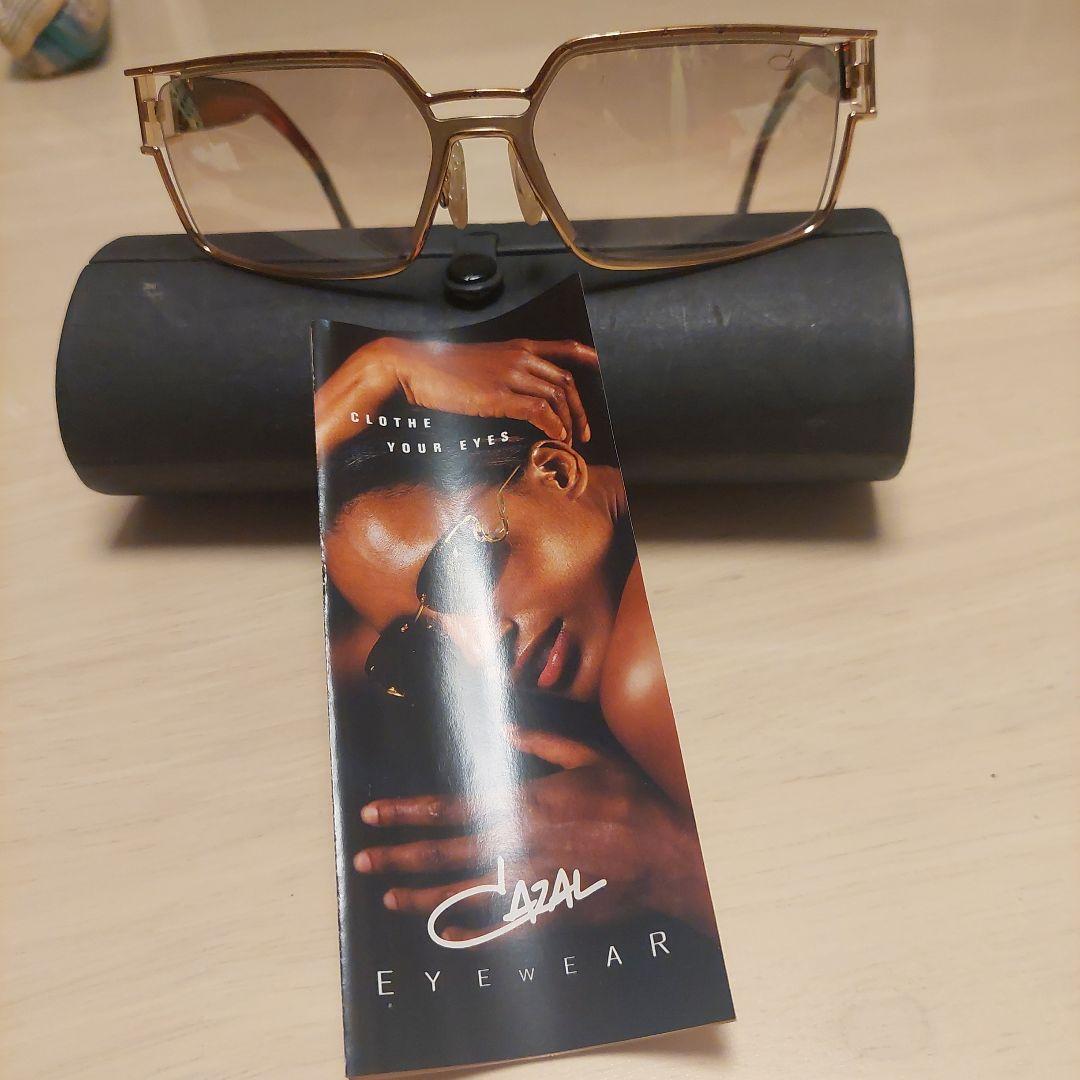 Cazal ゴールドフレーム サングラス