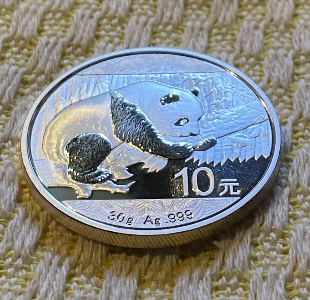 2016年 純銀 パンダ銀貨 30g 中国 10元 シルバーコイン
