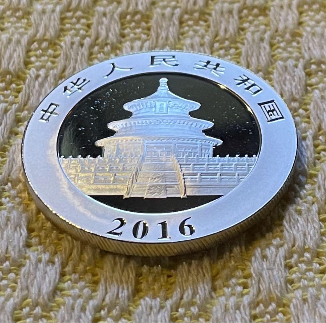 2016年 純銀 パンダ銀貨 30g 中国 10元 シルバーコイン