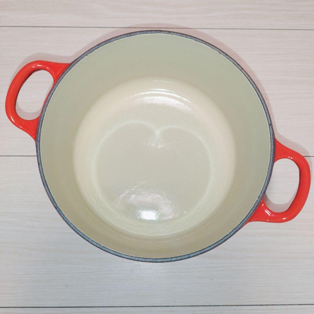 LE CREUSET ル・クルーゼ ココットロンド 両手鍋 レッド 18