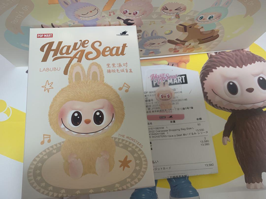 公式購入100%正規品 LABUBU ラブブ DADA ハブアシート - メルカリ