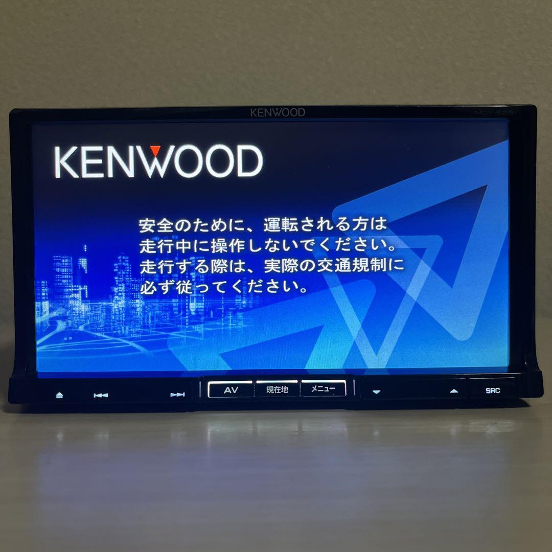KENWOOD彩速ナビMDV-525最新地図更新済　新品バックカメラ付き