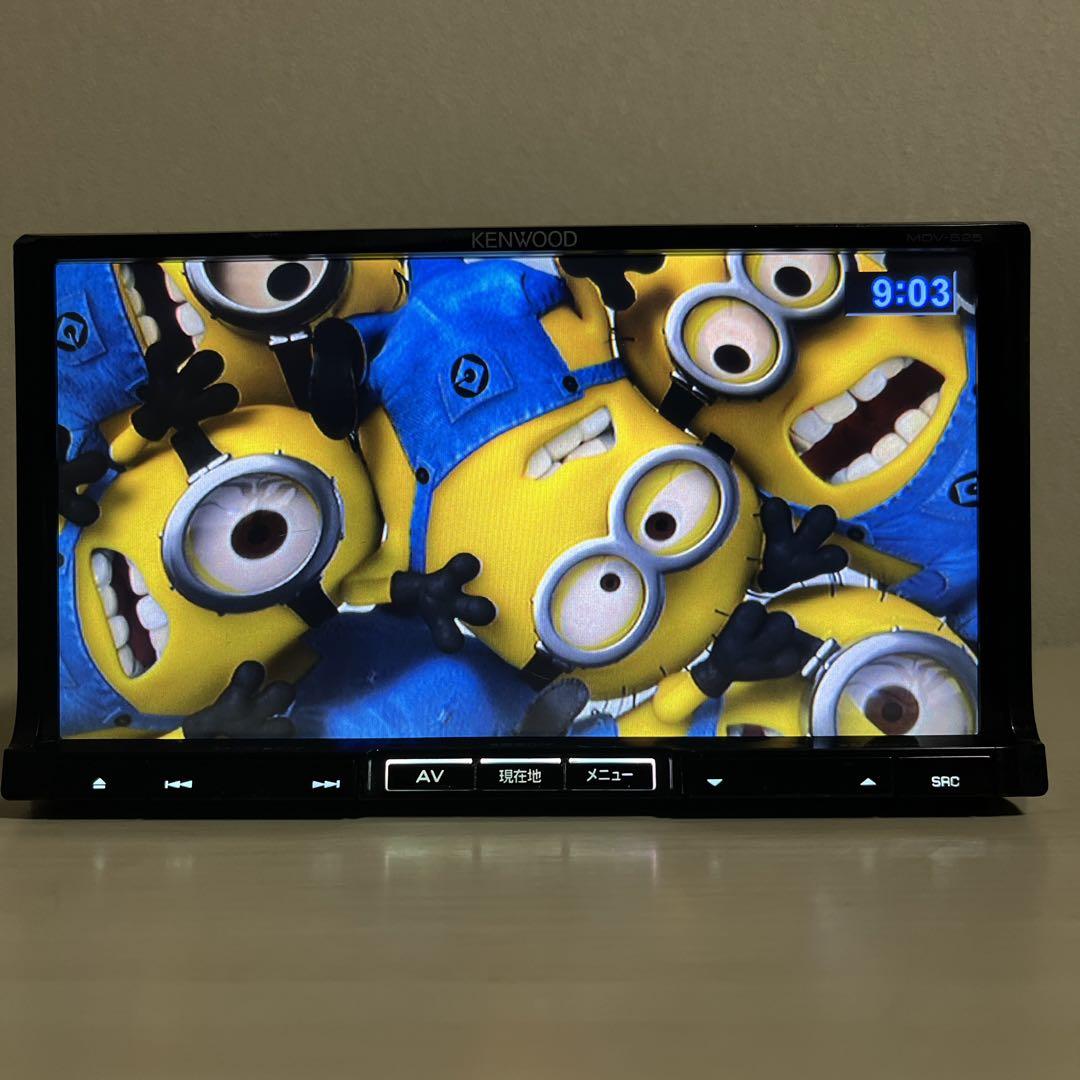 KENWOOD彩速ナビMDV-525最新地図更新済　新品バックカメラ付き