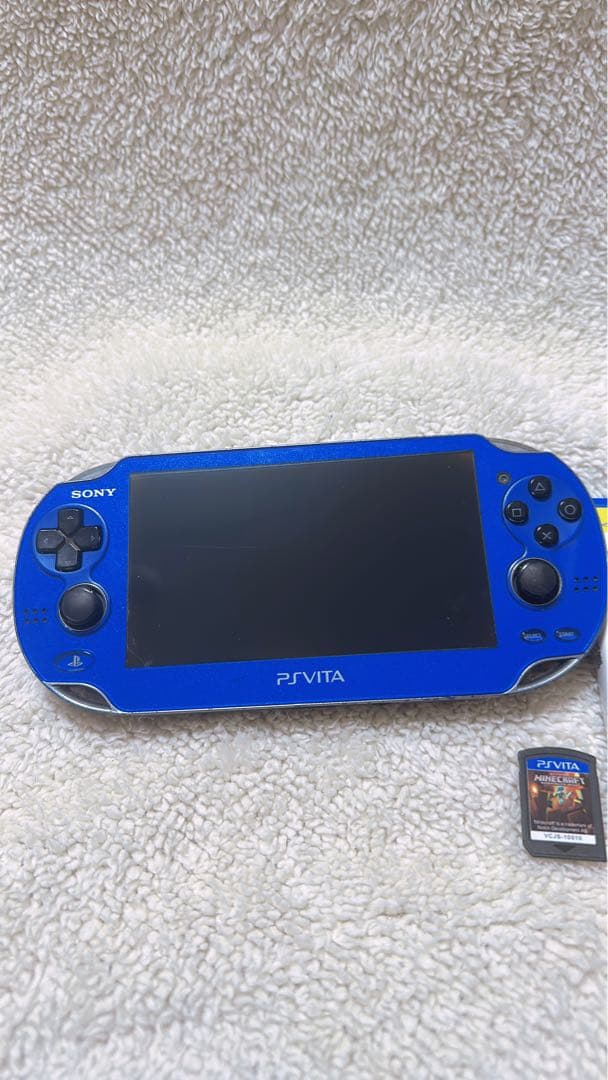PS Vita 1000本体 青色 ゲーム2セット