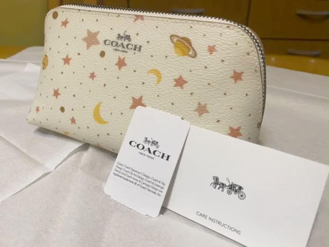 ルカリ 希少 COACH ポーチ 2018春夏限定品 Tc6Ao-m98469833332 新品未使用 NASAコラボ ┙までの
