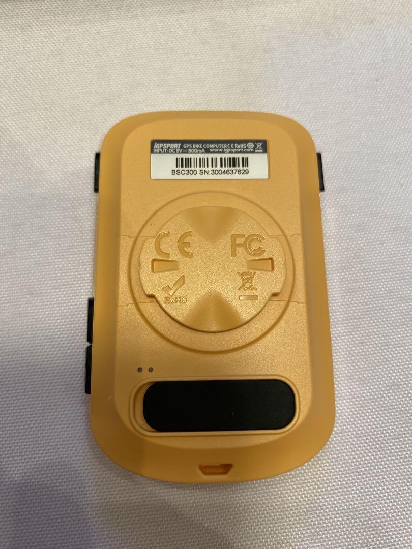 新品未使用) iGPSPORT BSC300(イエロー)サイクルコンピューター