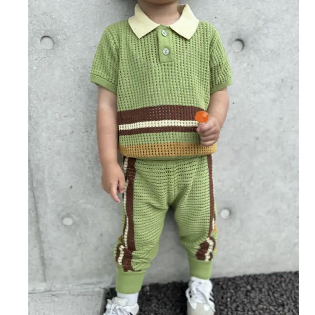 &pal retro line knit set