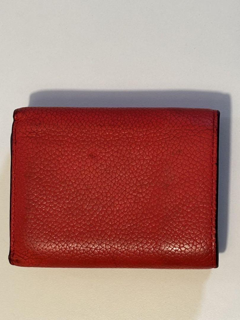 kate spade レッド 三つ折り財布 - メルカリ