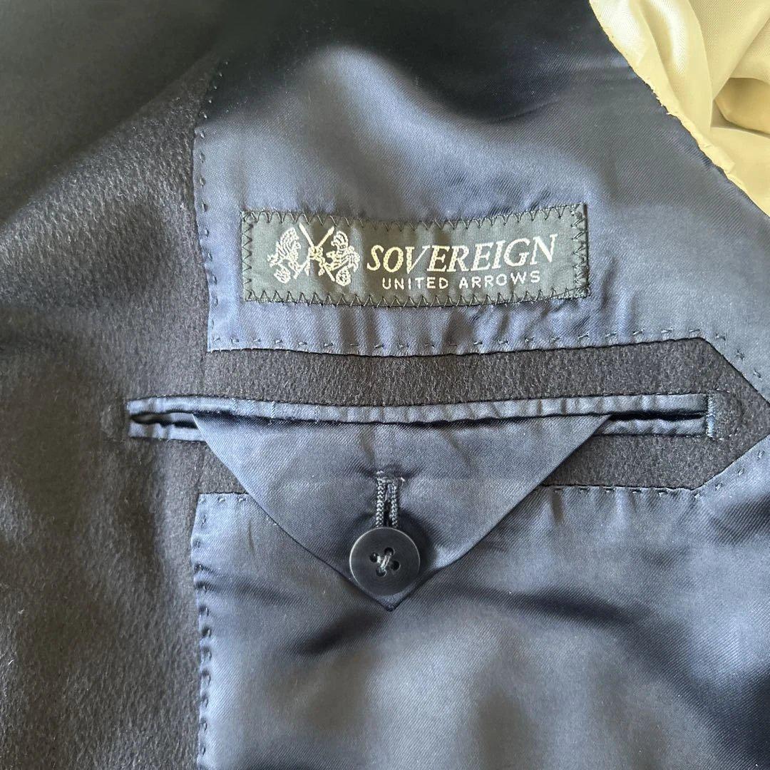 SOVEREIGN UNITED ARROWS チェスターコート ネイビー