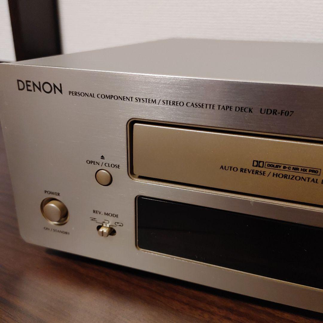 DENON UDR-F07 カセットデッキ 動作品 DENON UDR-F07の仕様 デノン/デンオン