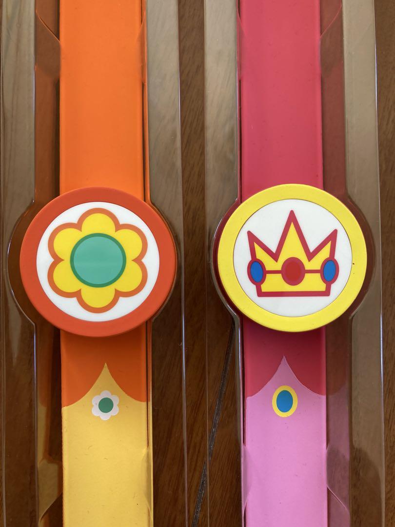 USJ　パワーアップバンド ピーチ、デイジー2本セット