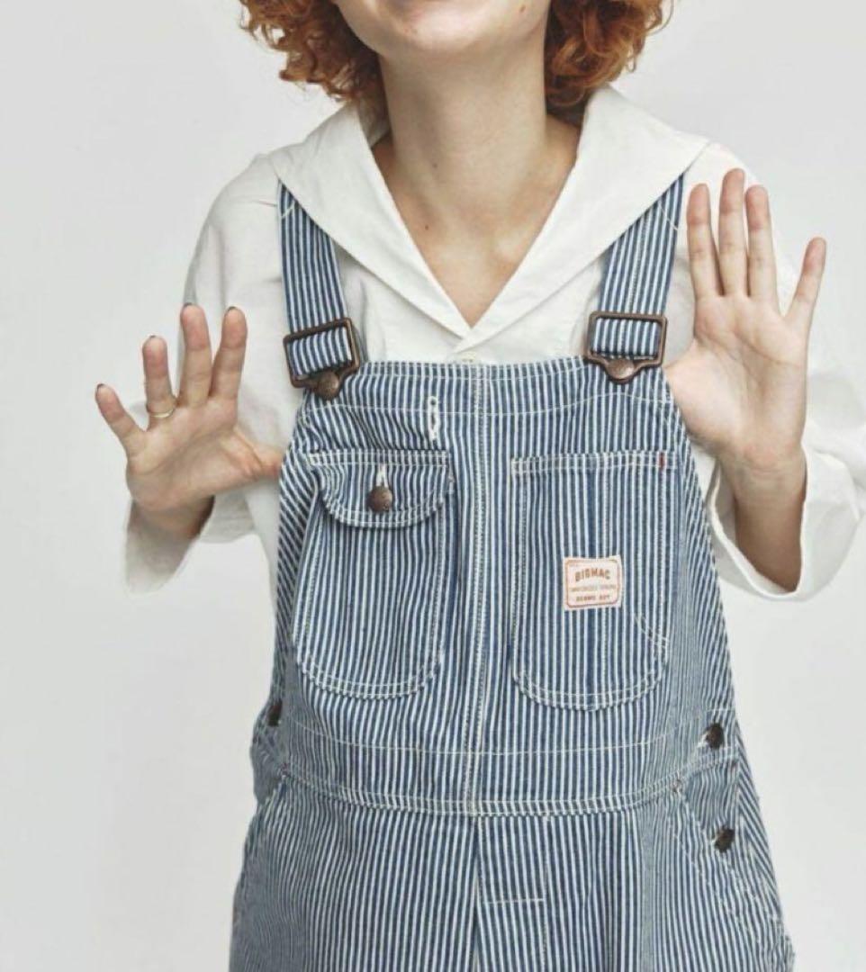 BIGMAC × BEAMS BOY ヒッコリー オーバーオール