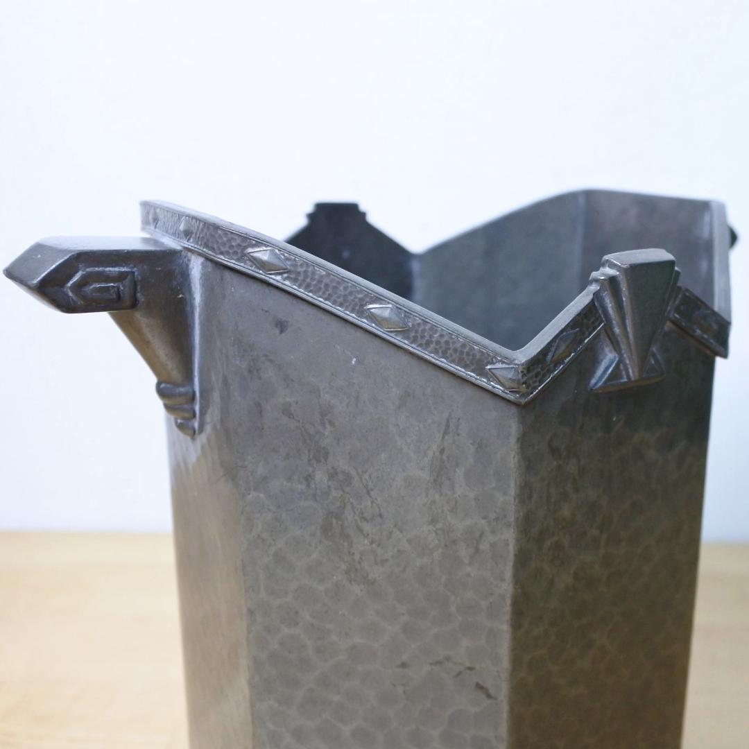Frank Cobb & Co. ピューター(錫)製ボトルホルダー 槌目模様 Frank Cobb & Co. ピューター(錫)製ボトルホルダー 槌目模様