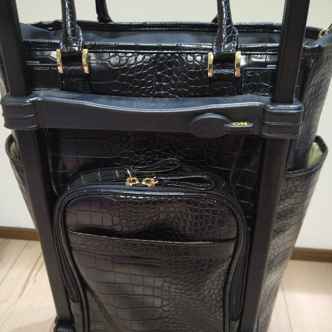 超美品】スワニー トートキャリー クロコダイル型押し - メルカリ