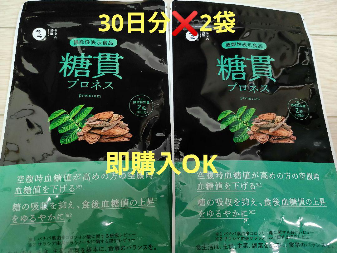 糖貫プロネス30日分×2袋 新品未開封