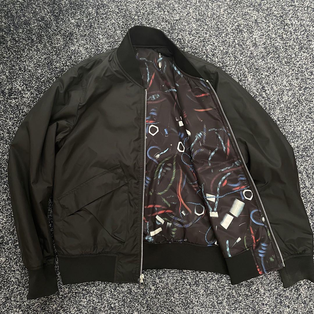 PS Paul Smith 中綿 リバーシブル ブルゾン ジャケット 総柄 Ｍ ジャケット・アウター