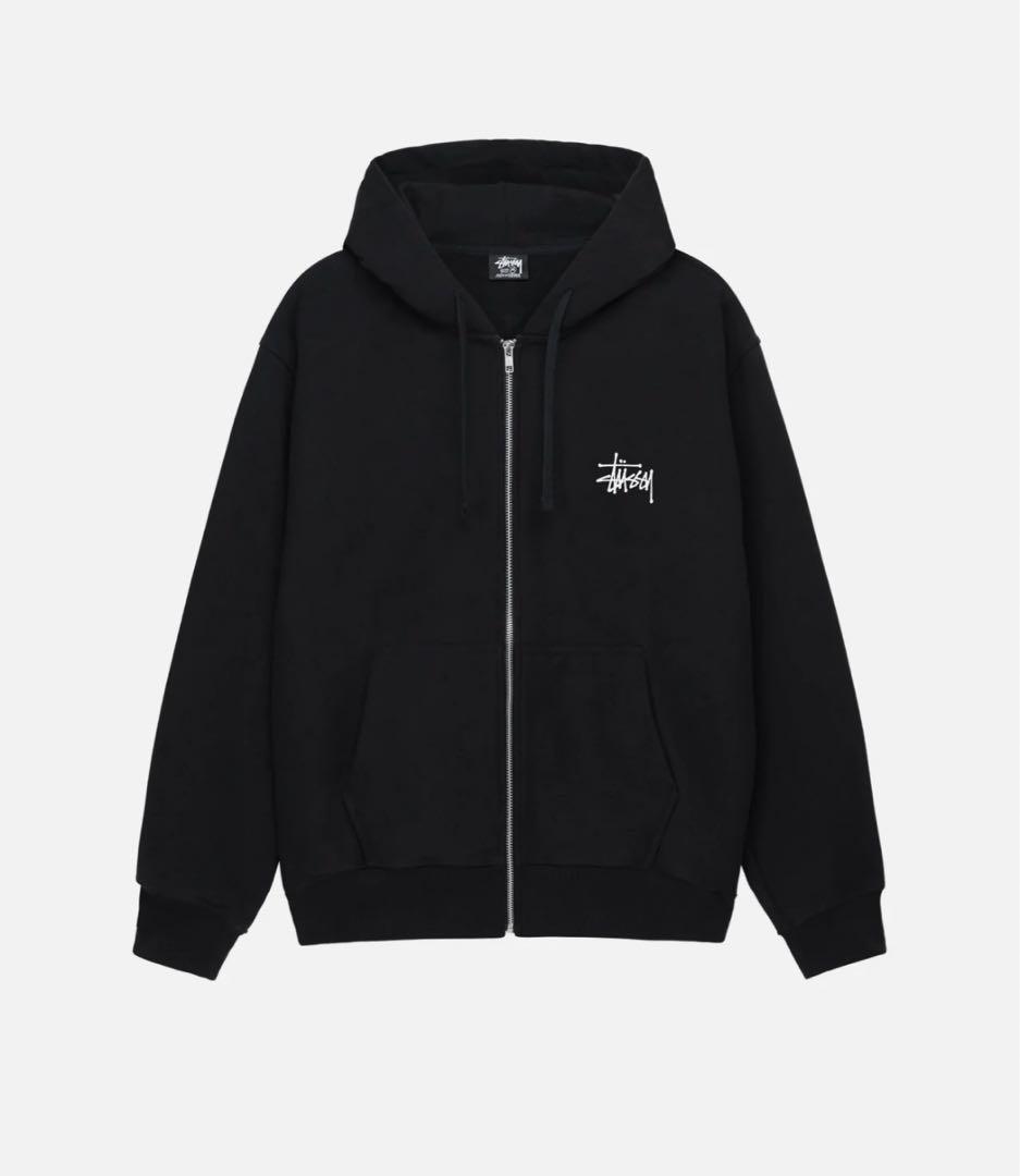 ダグ付き❗️stussy ベーシックフルジップパーカー