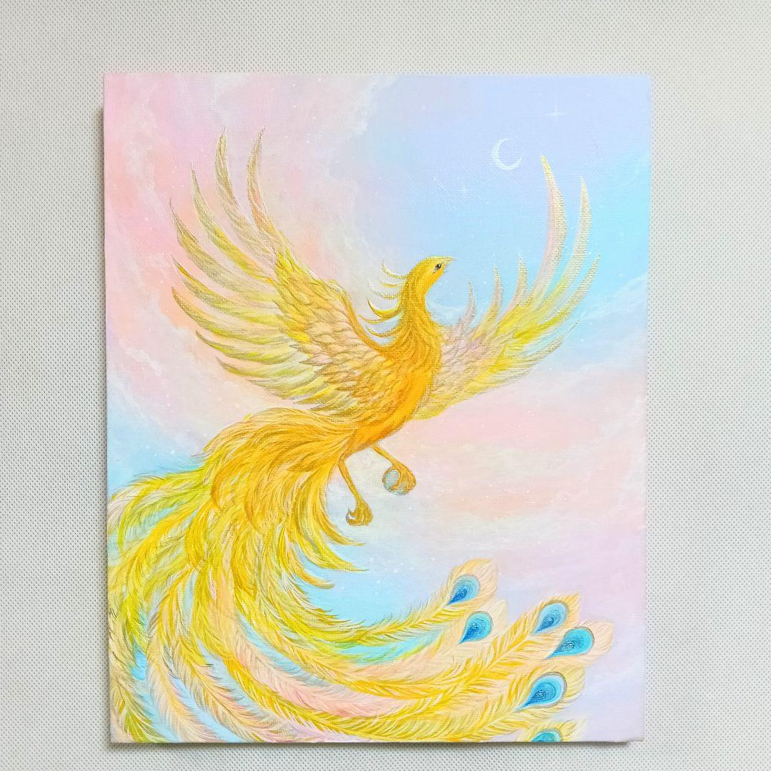 【藤のアーチ】アクリル画 F3 風景画 絵画 藤の花】アクリル画 F3 風景画 絵画