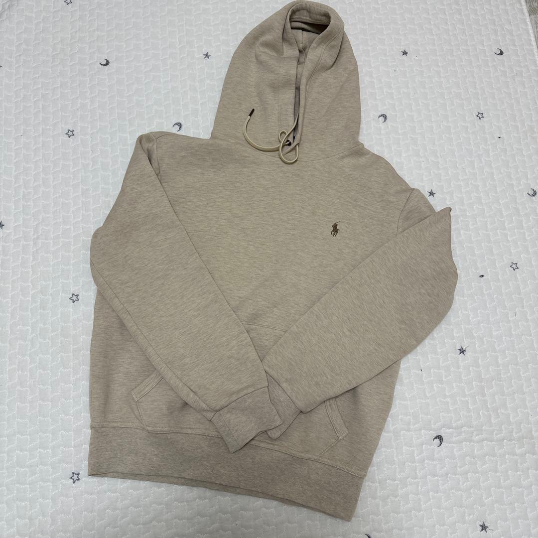 ポロ ラルフローレン スウェットパーカー ベージュ SS POLO RALPH LAUREN