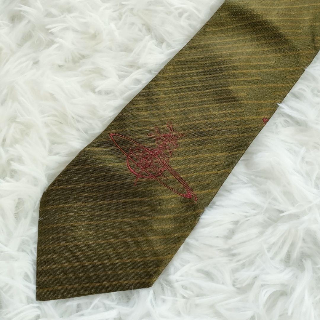 Vivienne Westwood ネクタイ オーブ ストライプ シルク