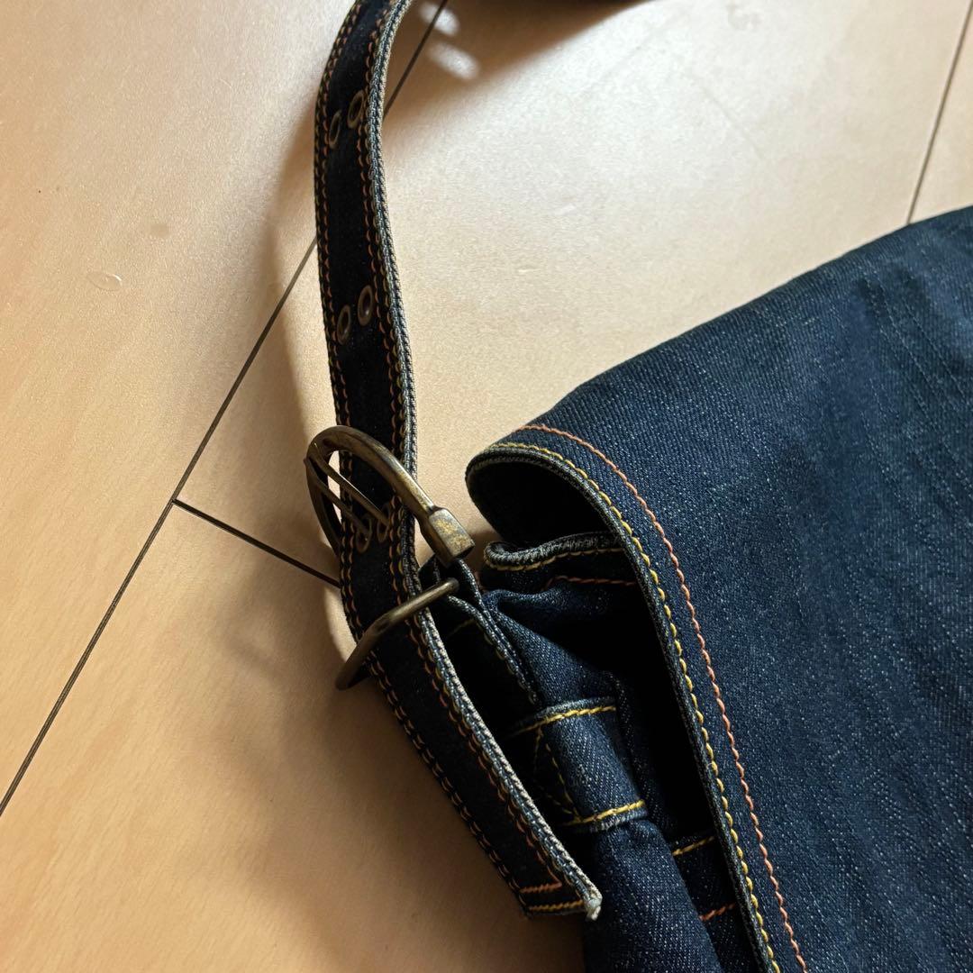 EVISU デニム ショルダーバッグ カモメ 即日発送