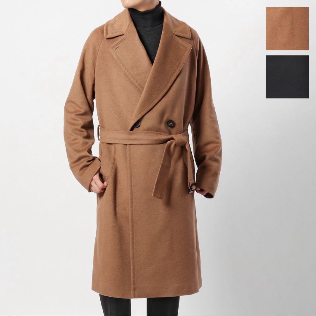 Hevo BRINDISI カシミア ベルテッドアルスターコート