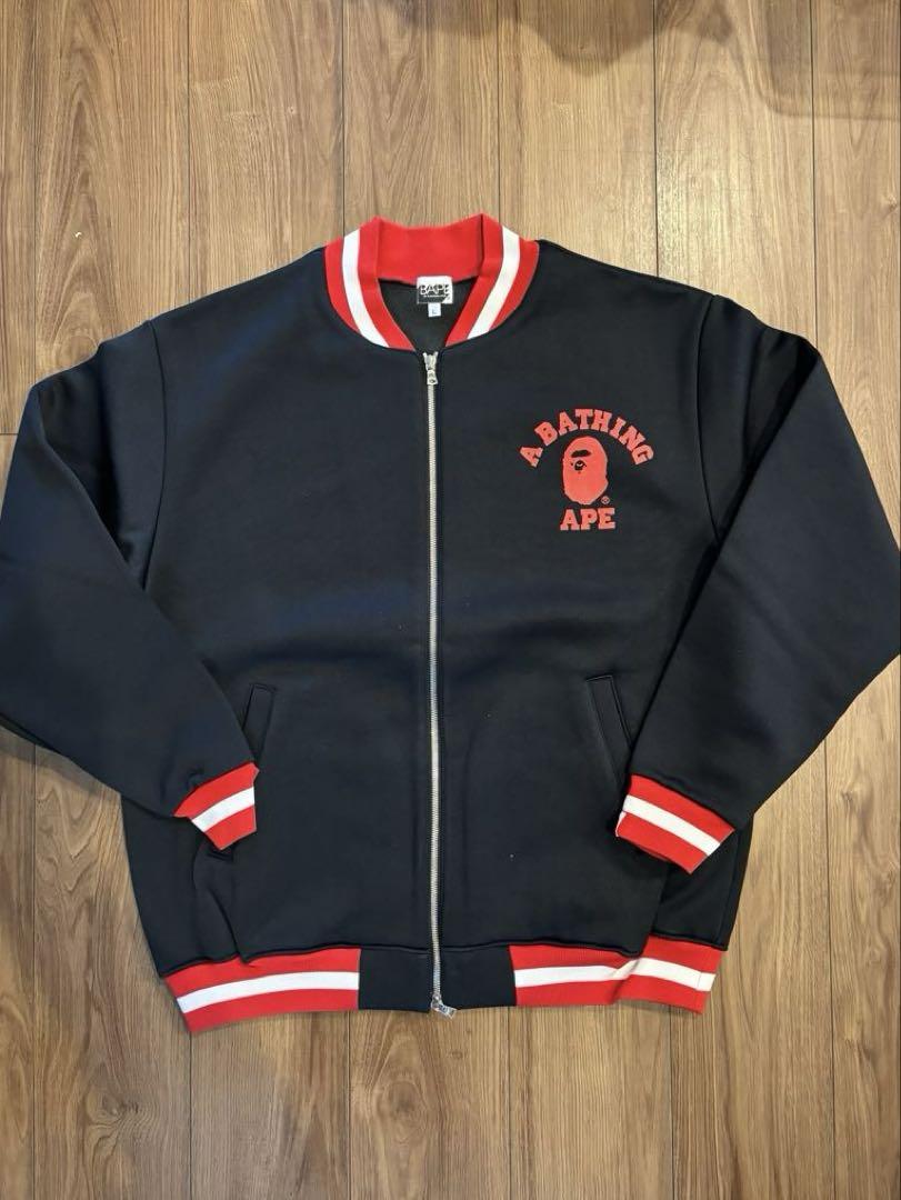 BAPE スウェット ブルゾン a bathing ape ベイプ エイプ
