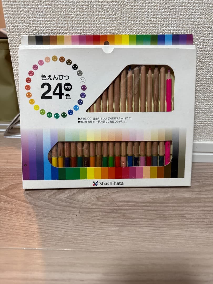Shachihata 色鉛筆 24色セット