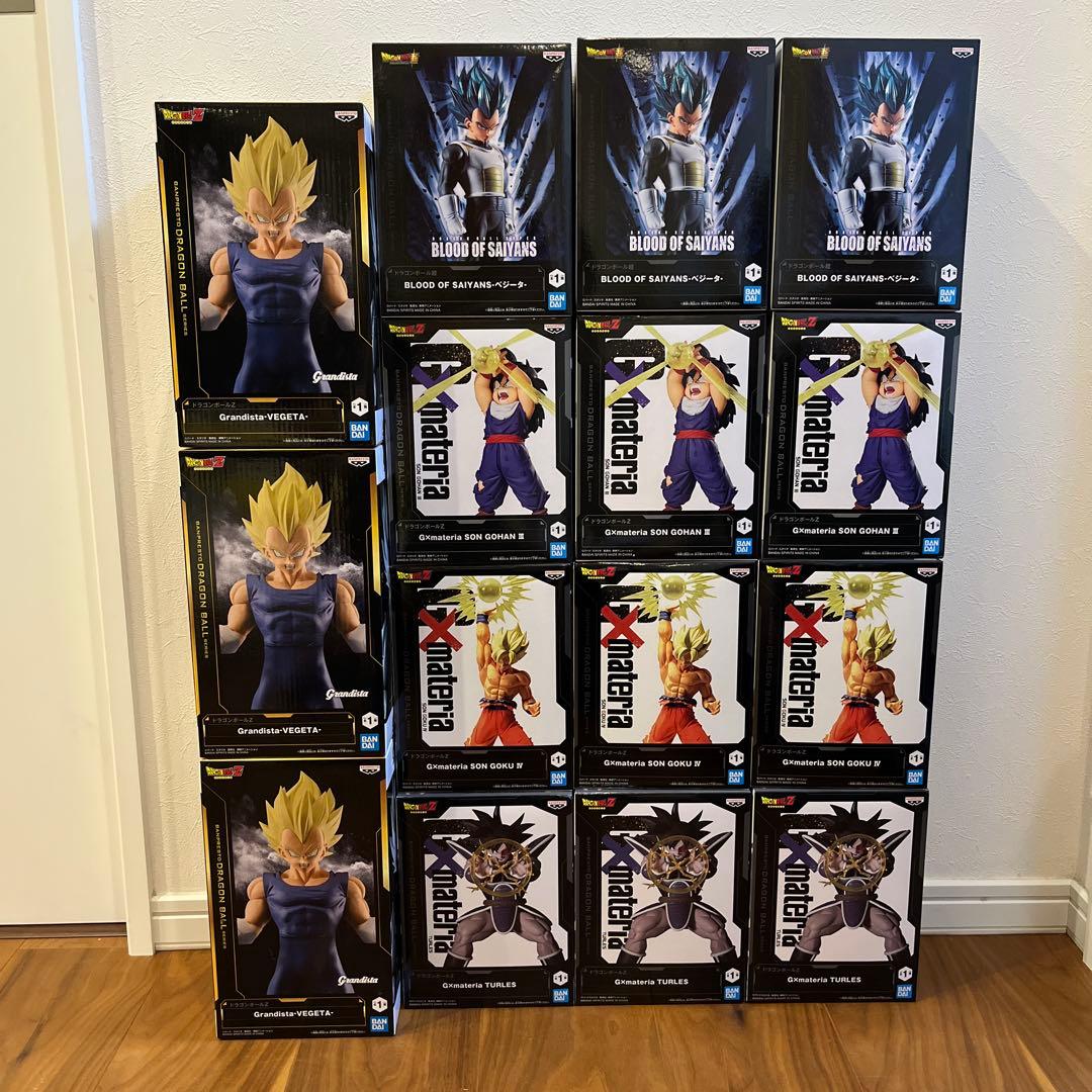 ドラゴンボール フィギュア まとめ売り ベジータ 孫悟空 孫悟飯 ターレス
