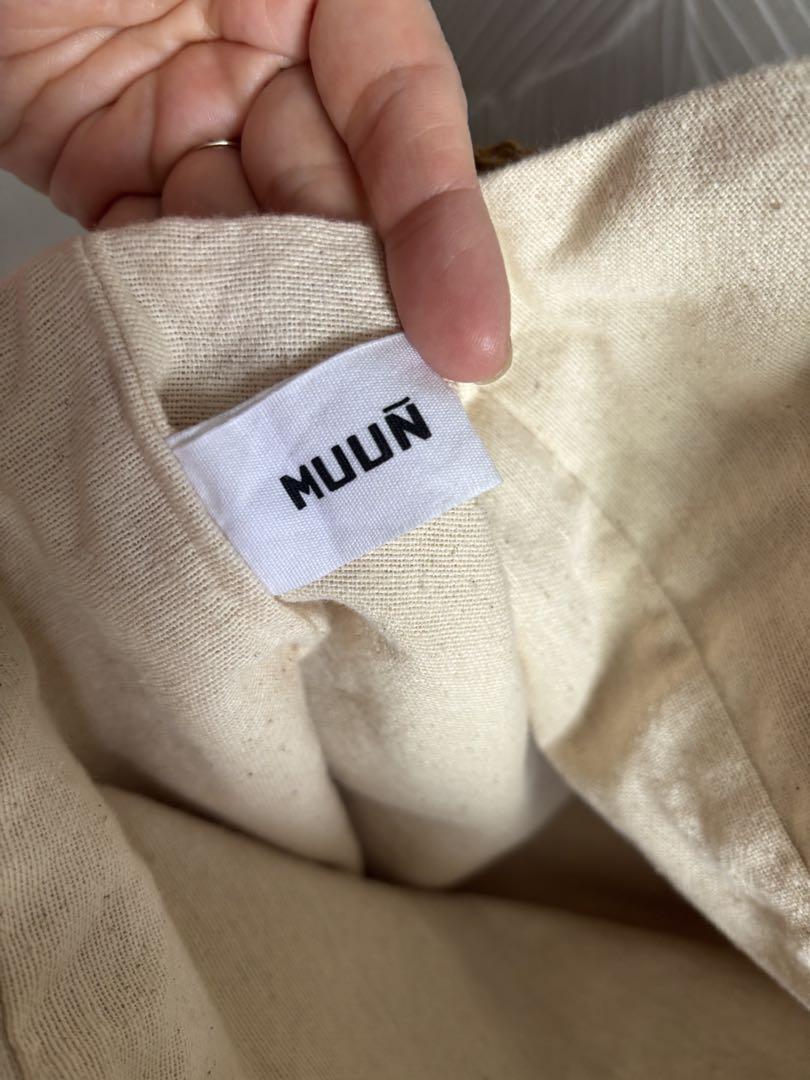 muun ムーニュ　ストロー製バスケット型かごバッグ